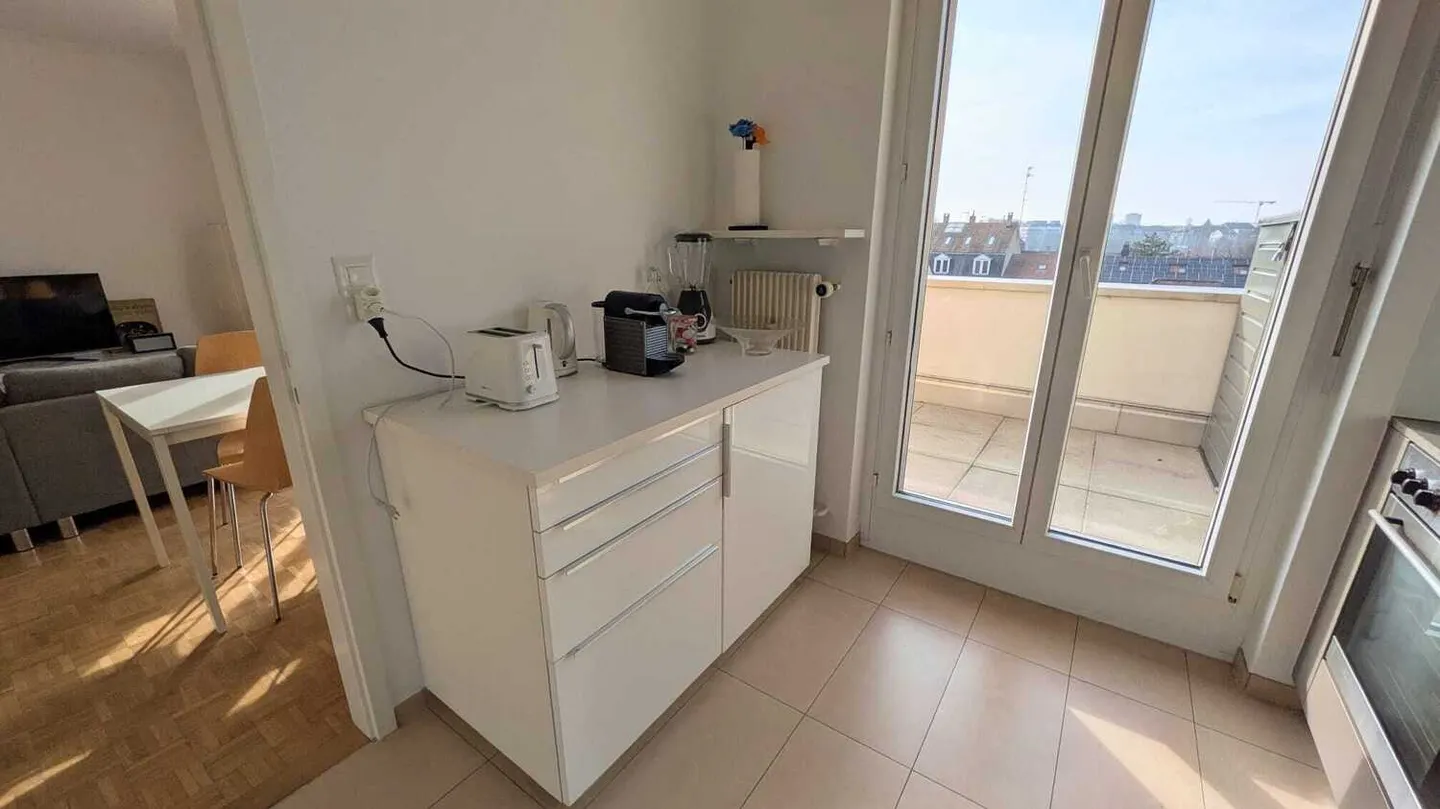 APPARTEMENT 2½ PIÈCES À BASEL - VIEILLE VILLE/PETIT BASEL, MEUBLÉ, TEMPORAIRE - Photo 7 sur 10