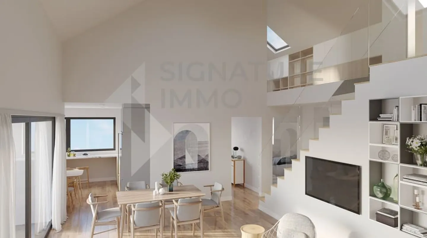 Prestige and brightness - Attic 4.5 rooms with mezzanine - Photo 2 of 13