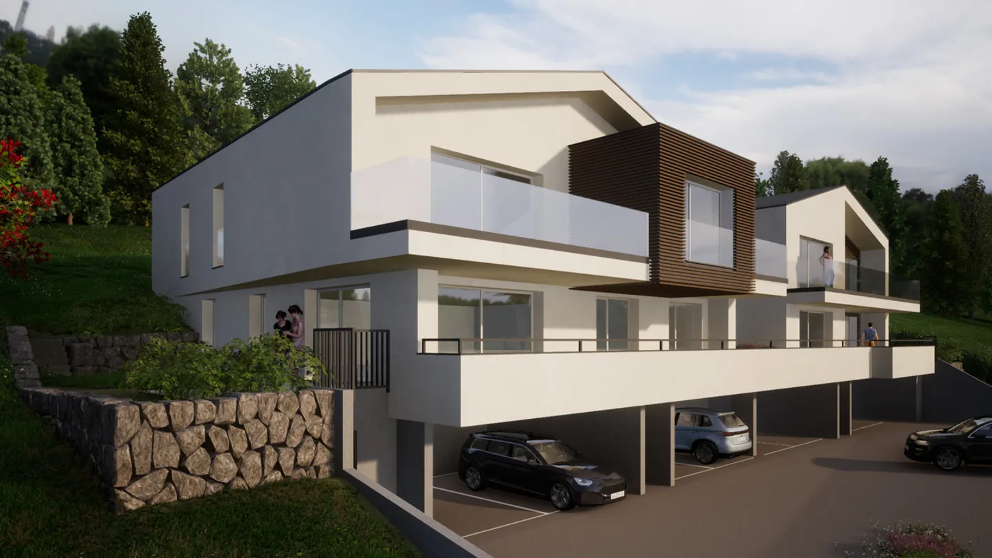 Lot A1: appartement de standing 4,5 pc - Photo 1 sur 4