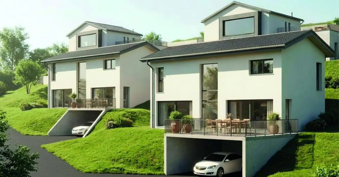 Magnifica villa indipendente da costruire a Champlan – Grimisuat - Foto 1 di 10