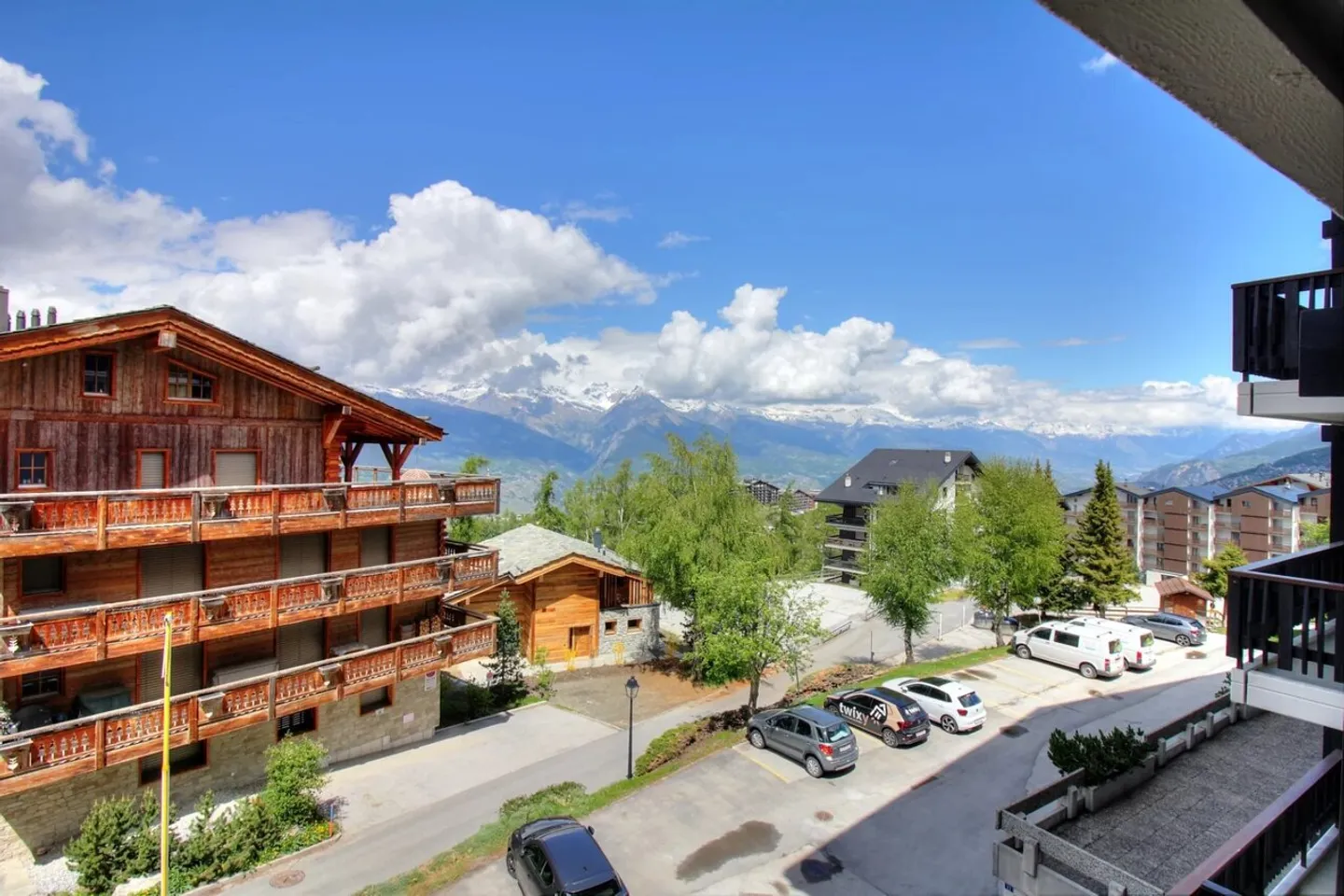 Studio mit Balkon und freiem Blick in Haute-Nendaz - Foto 1 von 11