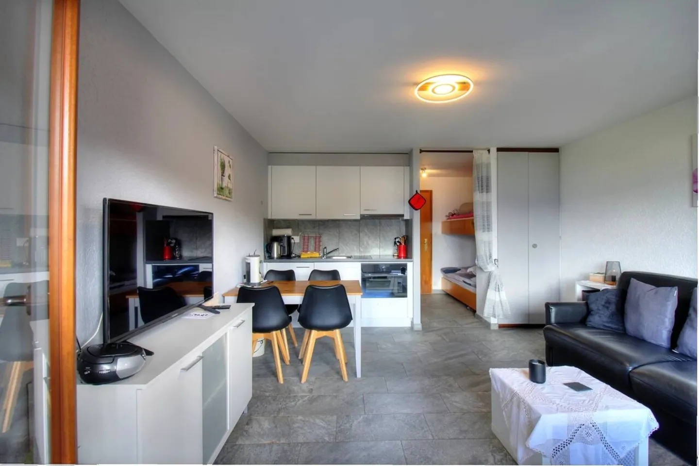 Studio mit Balkon und freiem Blick in Haute-Nendaz - Foto 2 von 11