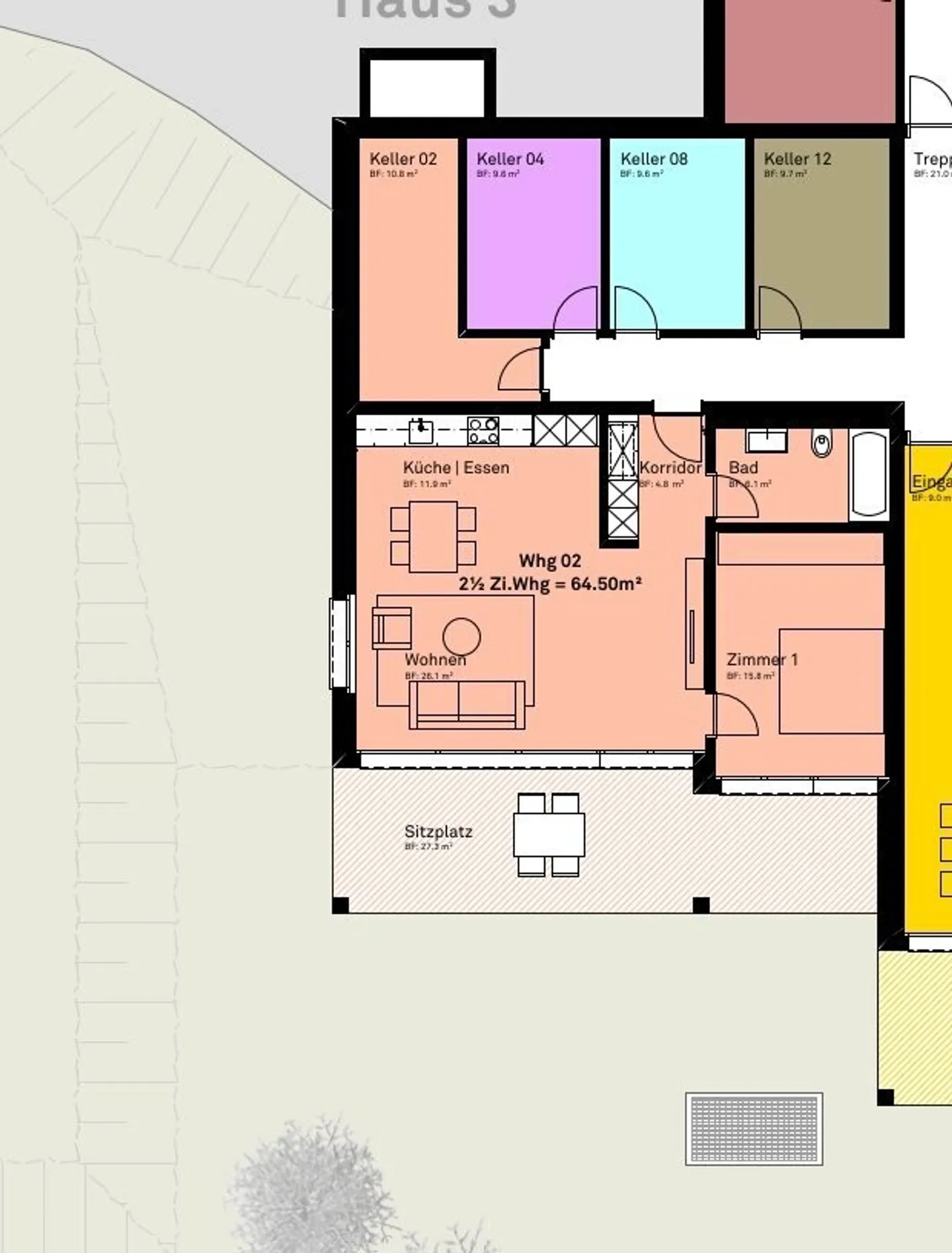 Moderno appartamento di 2,5 stanze in affitto a Zizers! - Foto 7 di 7