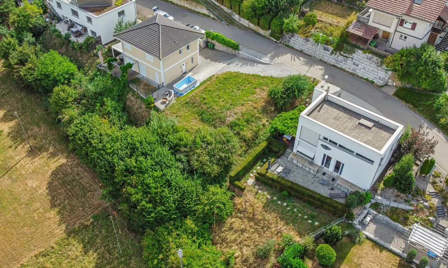 Un terreno edificabile di 498m2 con vista panoramica a Birrwil sopra il lago Hallwil - Foto 5 di 11