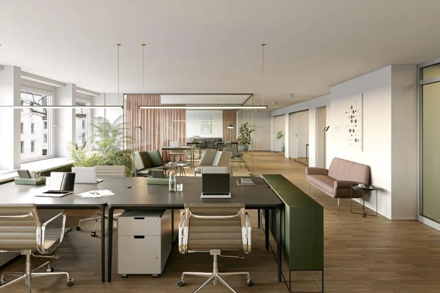 "IL FUTURO" con circa 1'079m² di spazi per uffici sostenibili in Löwenplatz - Foto 7 di 11