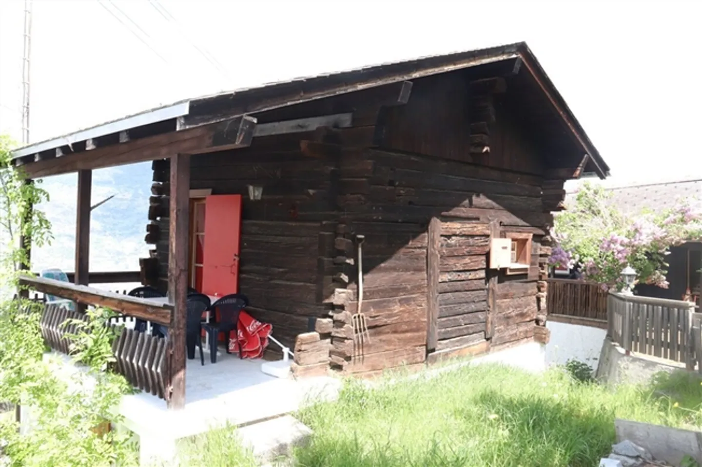 Affascinante fienile del Vallese con panorama e garage a Oberems - Foto 1 di 11