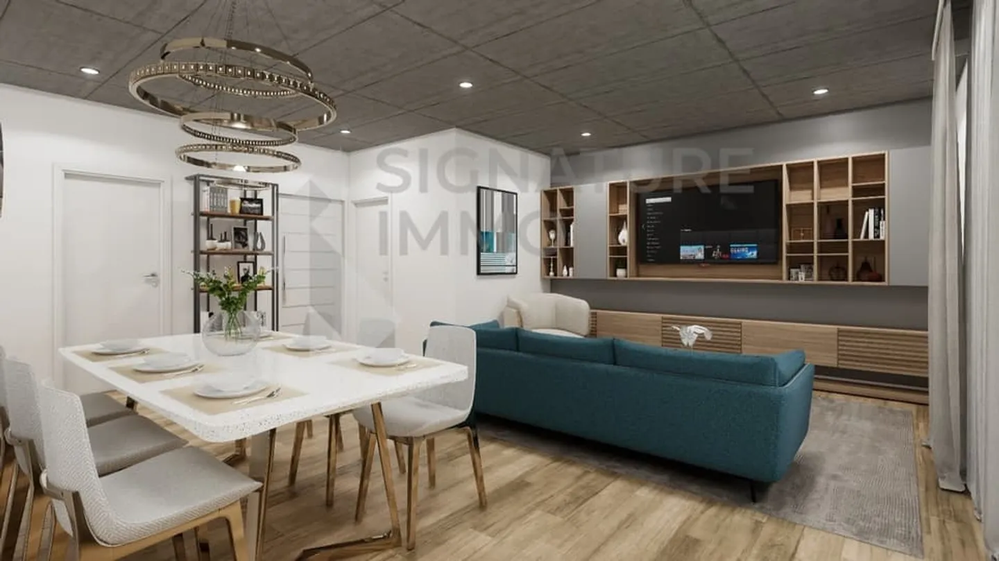 Elegance and Modernity - 4.5 Rooms with Balcony on the 1st Floor - Photo 5 of 13