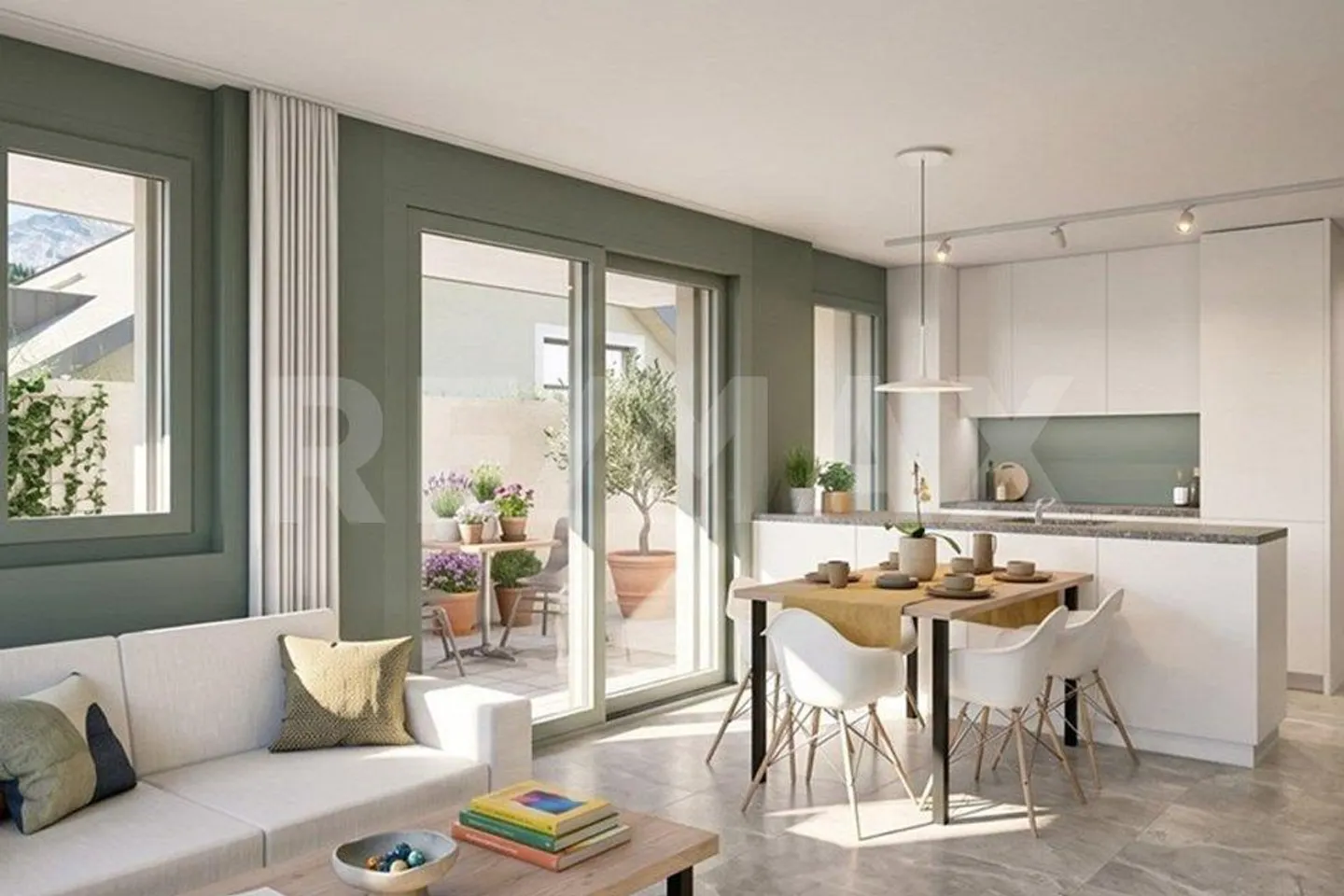 Smaller apartment, large open space – 3½-room new apartment with 60... - Photo 1 of 5