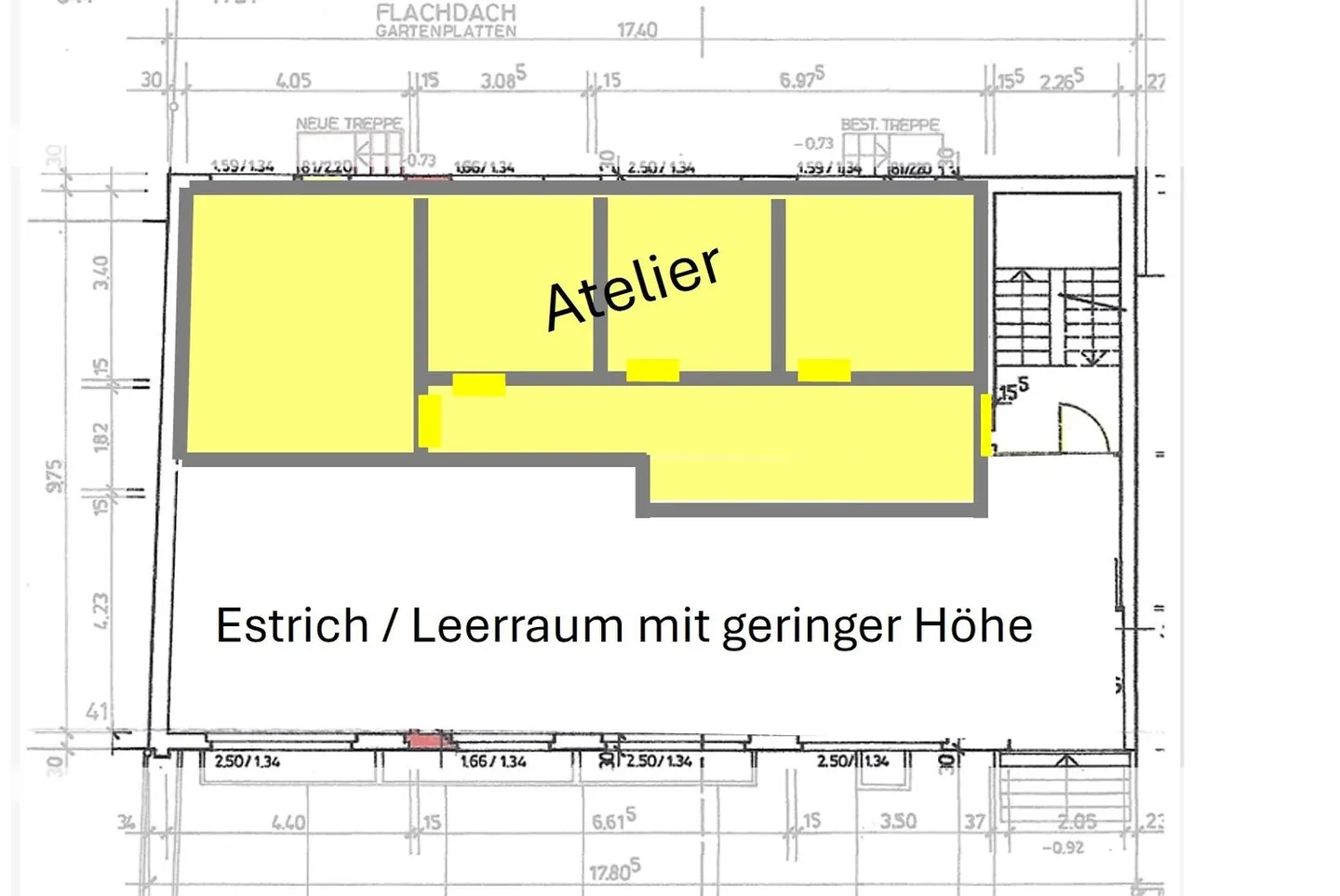 Vielseitiges Atelier neben Kantonsspital Olten - Foto 1 di 3