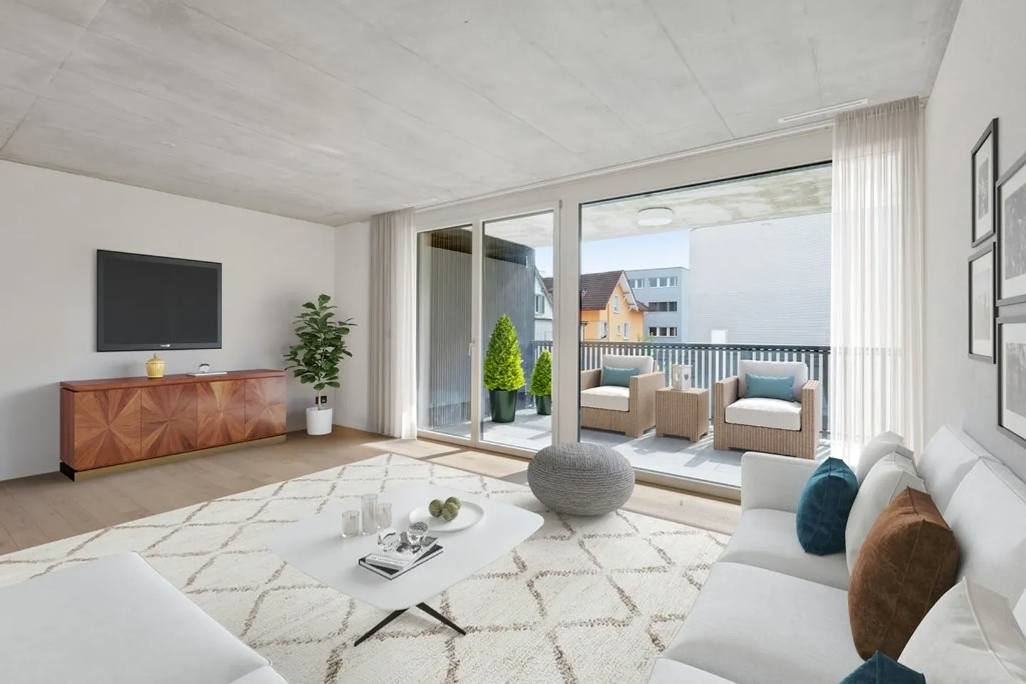 Appartement attrayant de 2,5 pièces au centre - Photo 2 sur 11