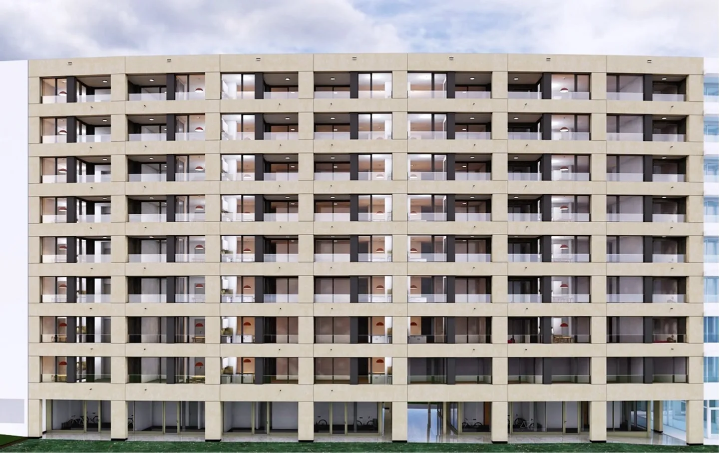 Bellissimo appartamento di 4 stanze nuovo e tranquillo con 2 balconi a Vieusseux - Foto 1 di 12