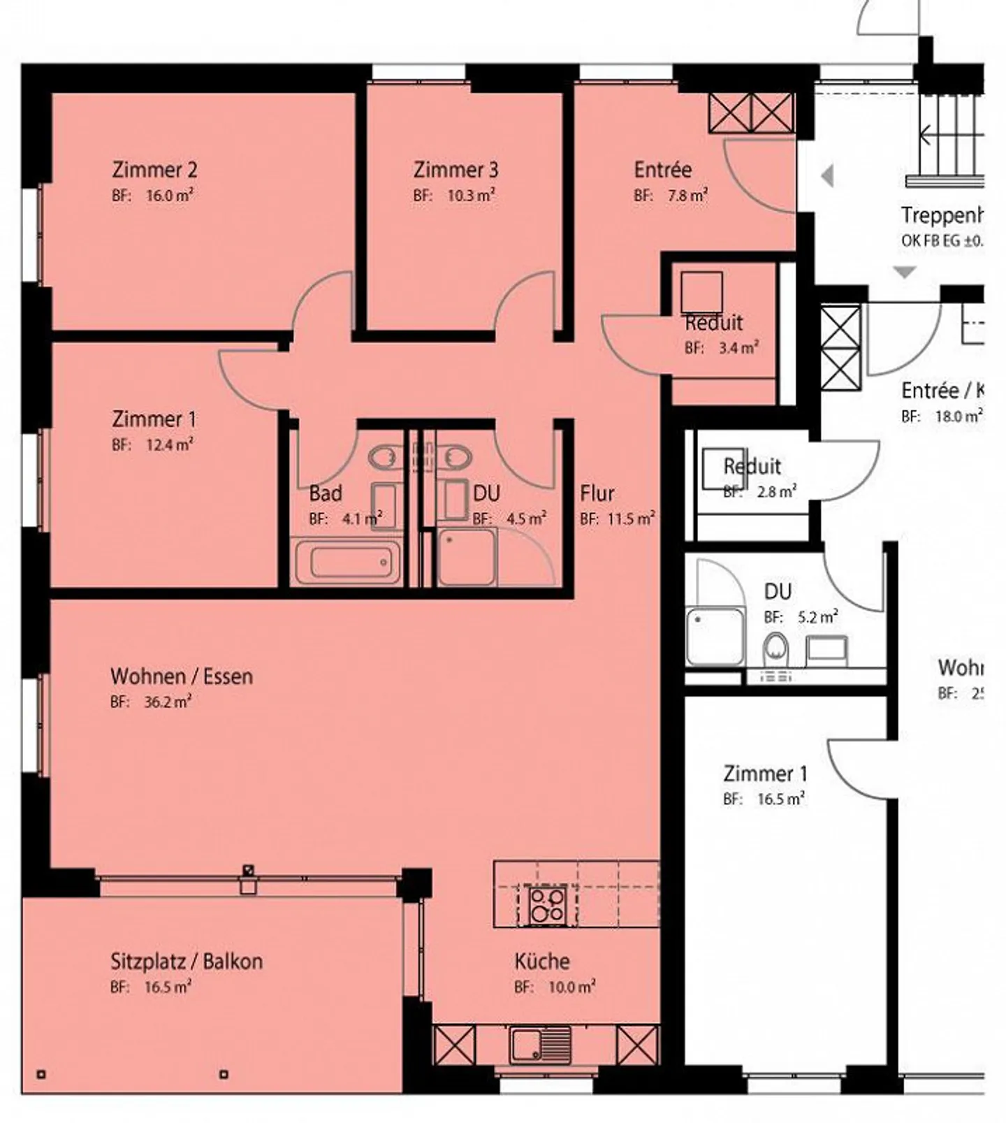 Appartement familial avec un agencement pratique - Photo 2 sur 9