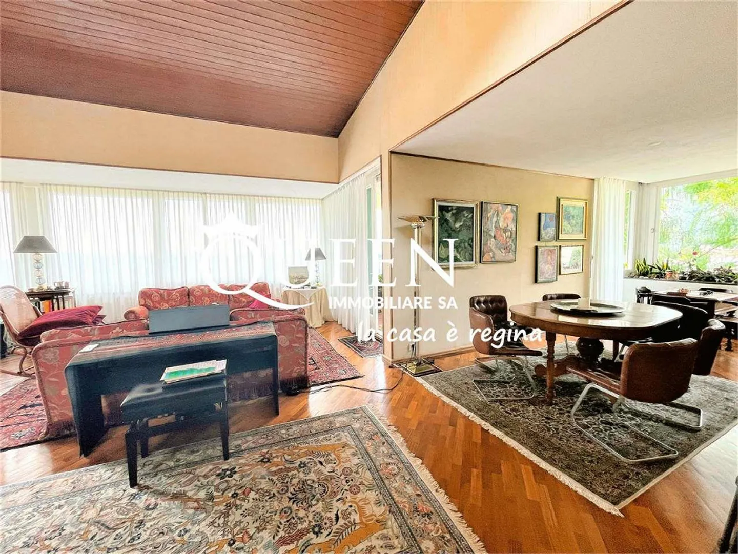 Morbio Superiore : villa jumelée 14,5 pièces 485 m², piscine et vue - Photo 3 sur 13