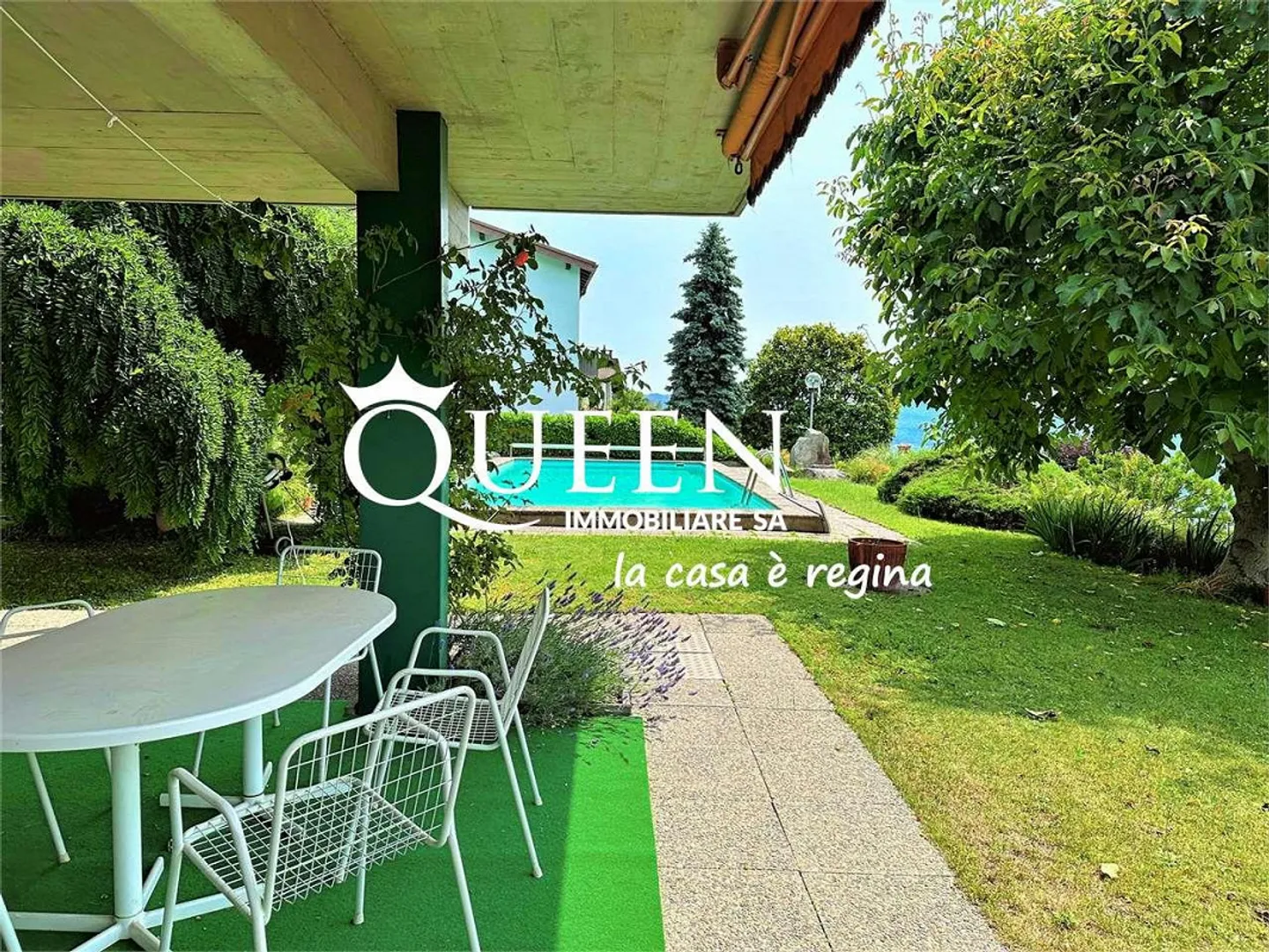Morbio Superiore : villa jumelée 14,5 pièces 485 m², piscine et vue - Photo 6 sur 13