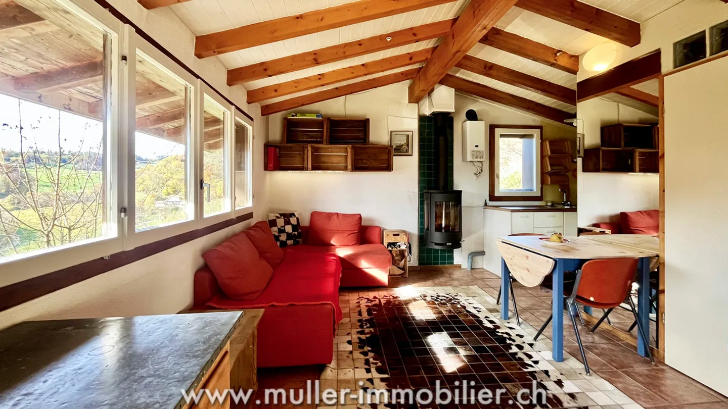 Charmantes Wochenendchalet 5 Minuten von Aubonne entfernt - Foto 4 von 13