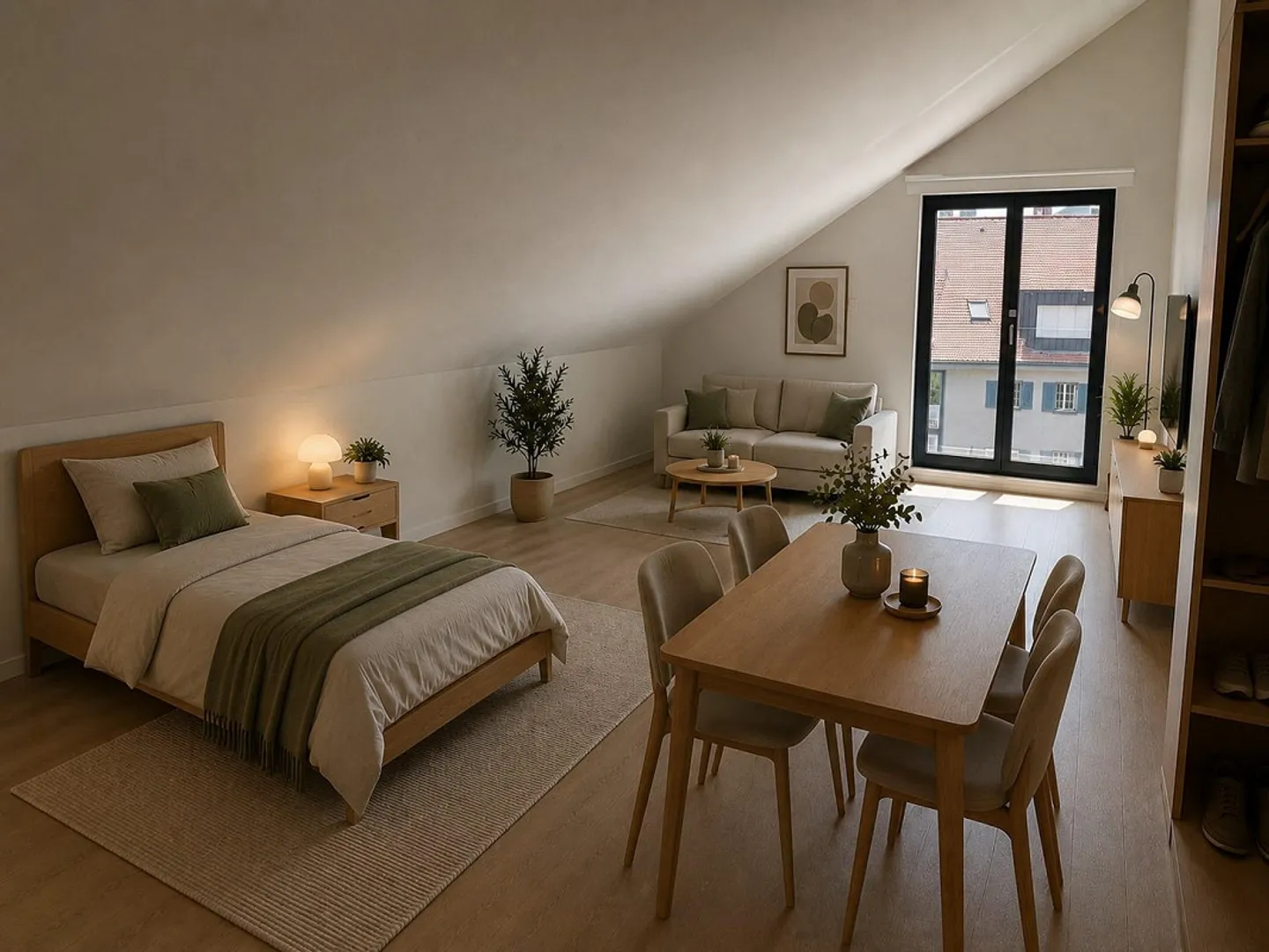 Appartement moderne 1½ pièces avec kitchenette et finition de haute qualité - Photo 1 sur 9