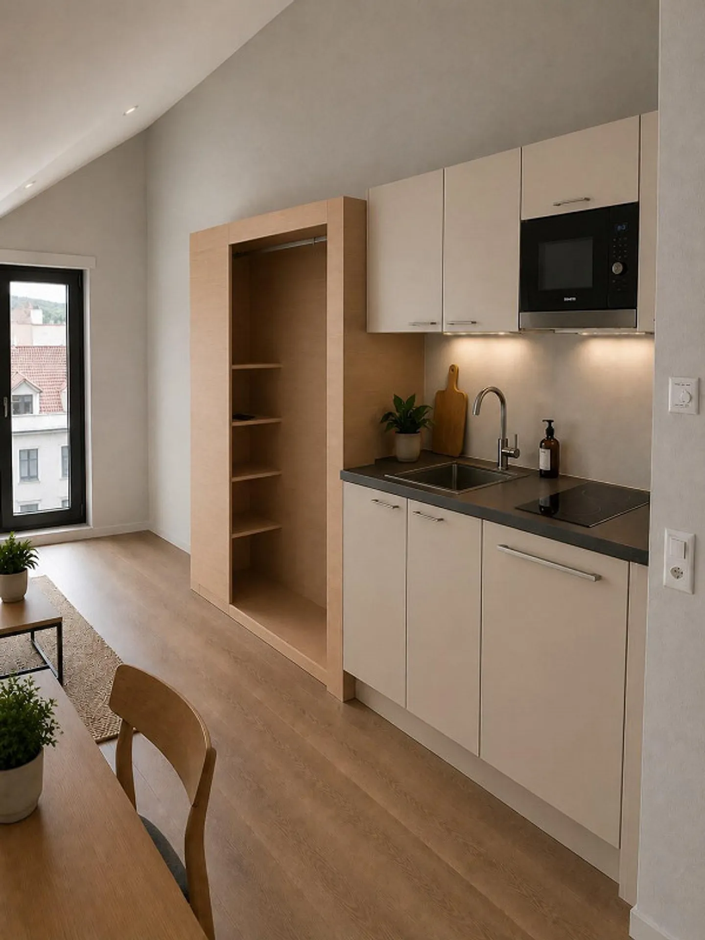 Appartement moderne 1½ pièces avec kitchenette et finition de haute qualité - Photo 3 sur 9