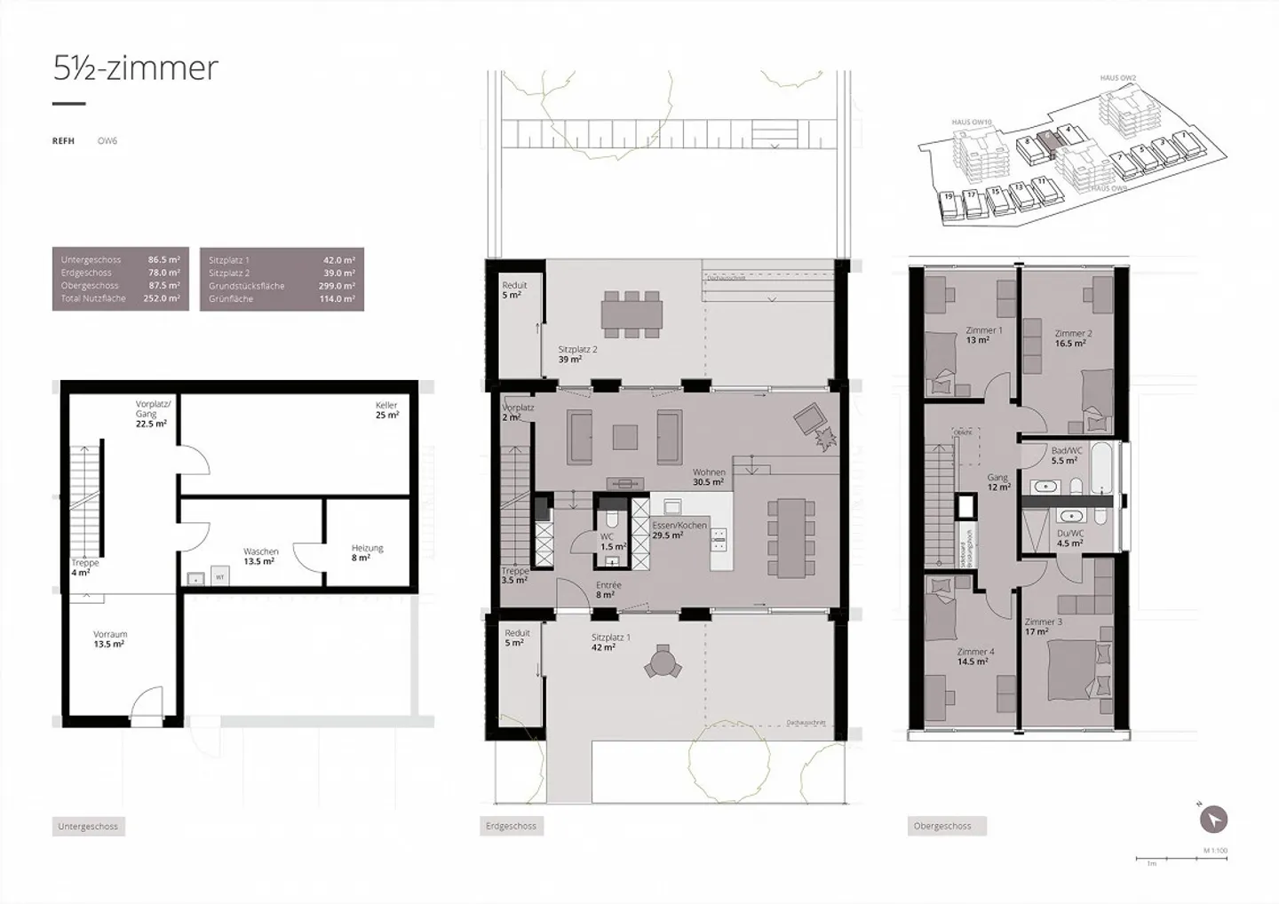Familienfreundliches Haus mit exklusiver Gartenfläche - Foto 4 von 4