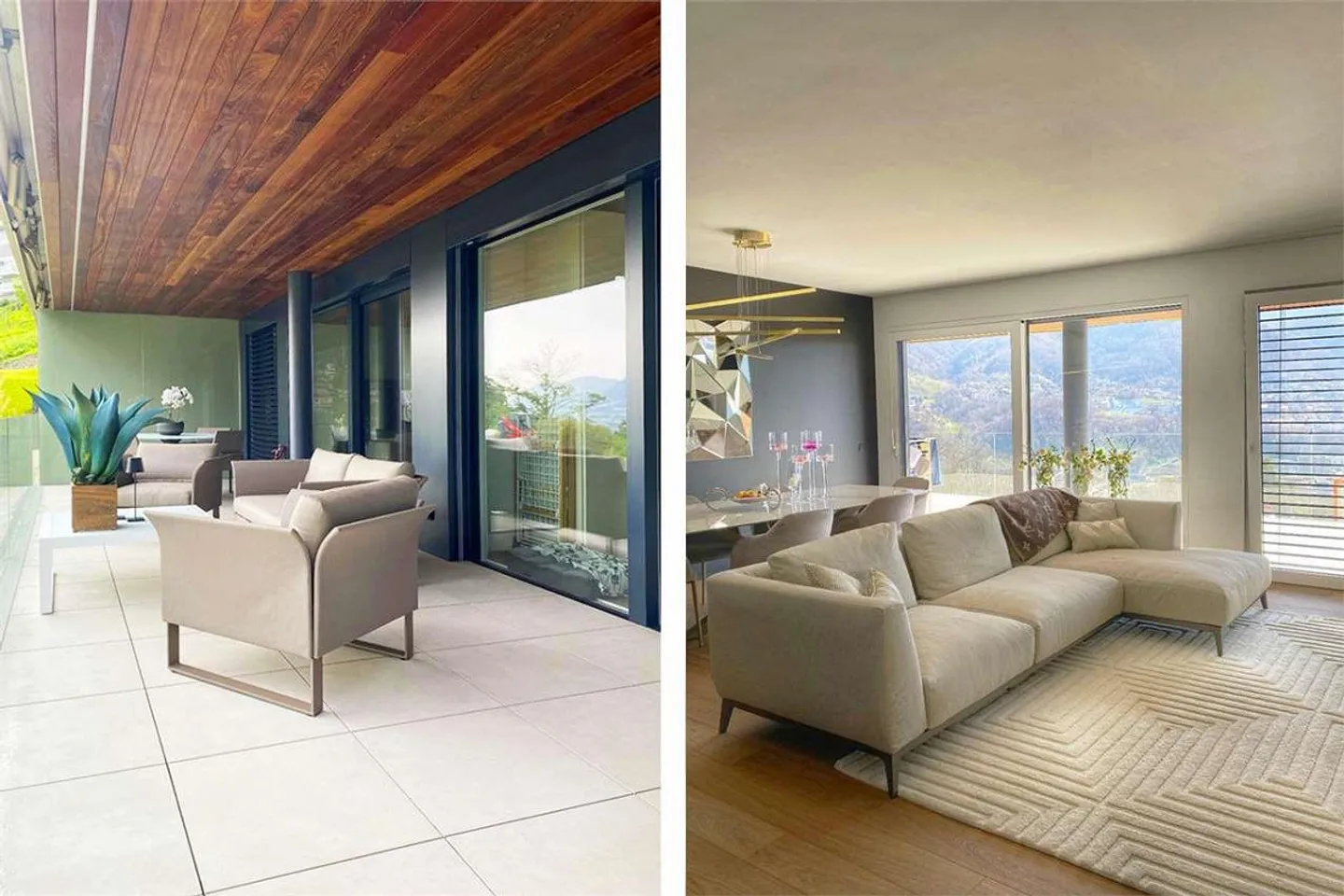 Appartement élégant de 3,5 pièces avec vue sur le lac - Photo 2 sur 10