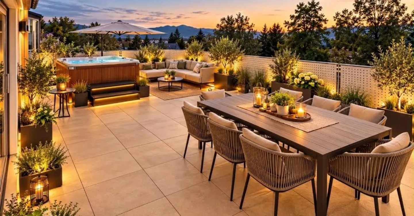 EXCEPTIONAL 5.5 ROOM PENTHOUSE WITH PANORAMIC VIEW OF THE ALPS - Photo 3 of 12