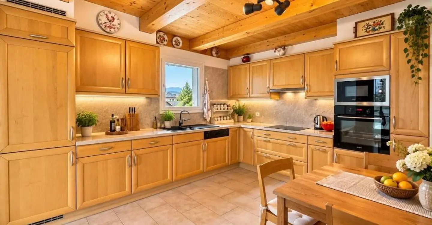 EXCEPTIONAL 5.5 ROOM PENTHOUSE WITH PANORAMIC VIEW OF THE ALPS - Photo 4 of 12