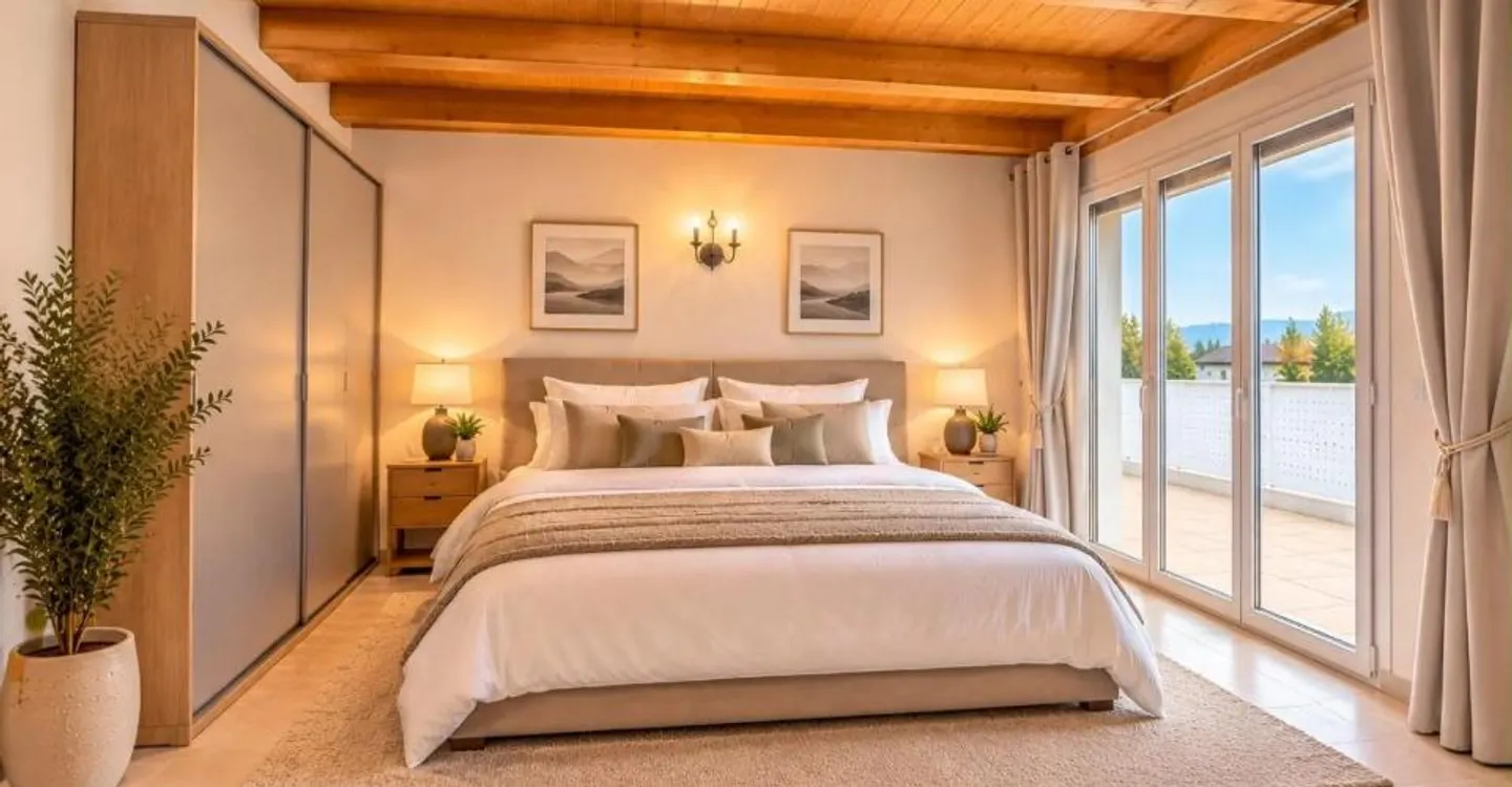 EXCEPTIONAL 5.5 ROOM PENTHOUSE WITH PANORAMIC VIEW OF THE ALPS - Photo 5 of 12
