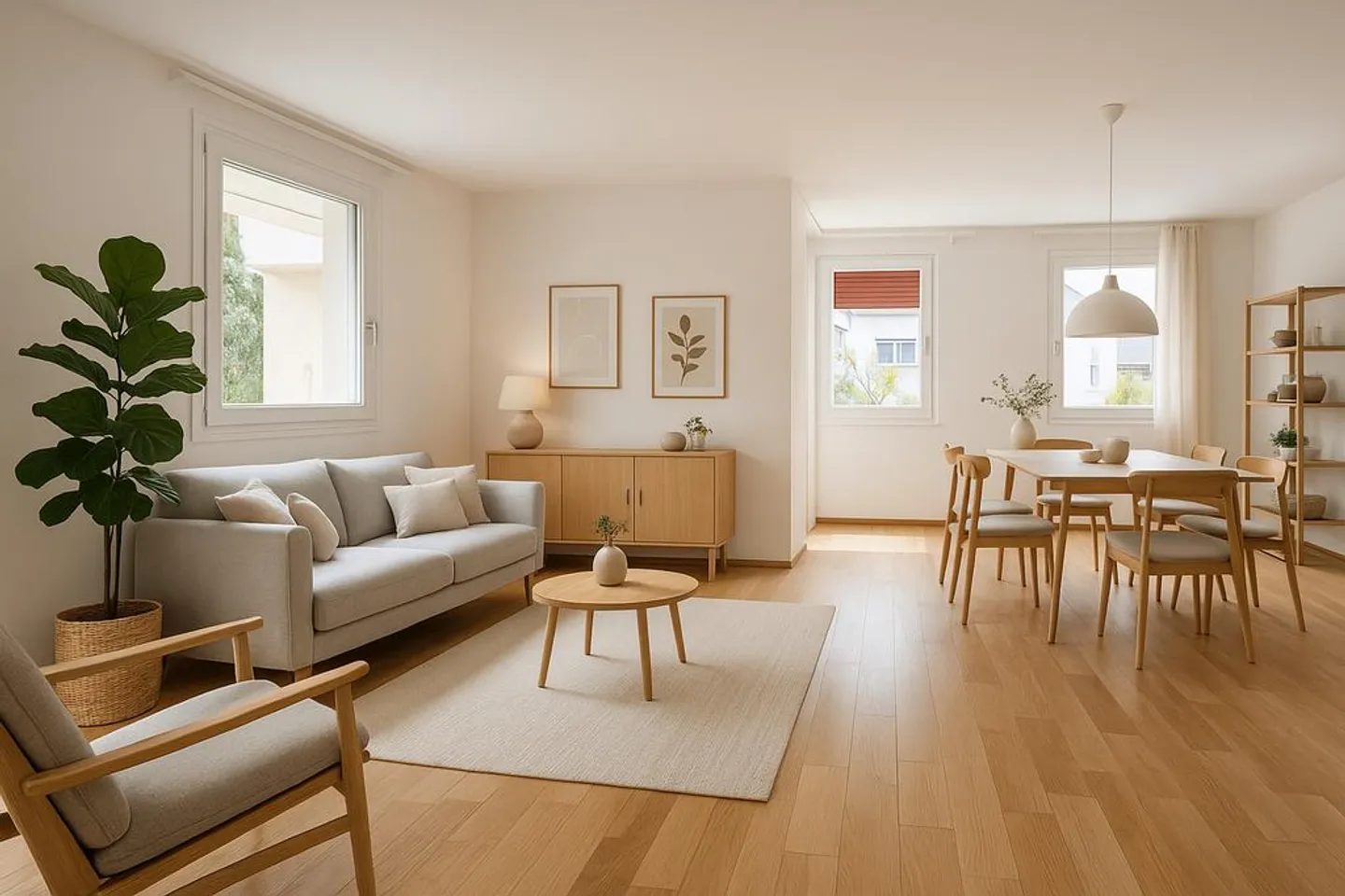 Incantevole appartamento maisonette luminoso di 3,5 stanze con area giardino - Foto 3 di 7