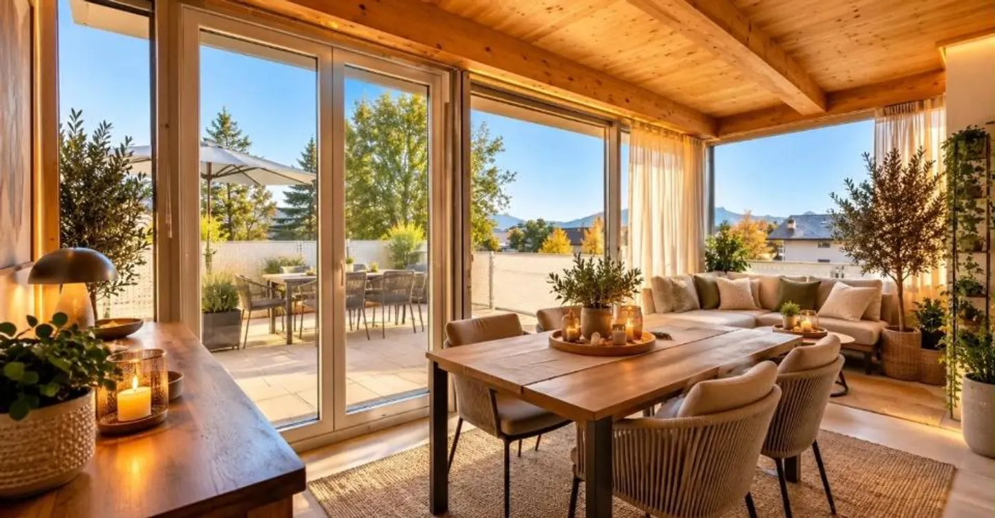 EXCEPTIONAL 5.5 ROOM PENTHOUSE WITH PANORAMIC VIEW OF THE ALPS - Photo 2 of 12