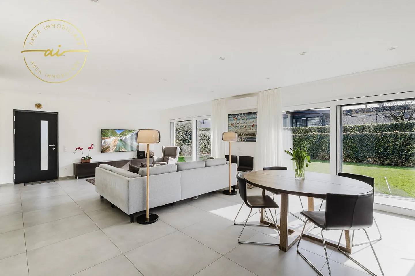 Villa moderne avec maison individuelle et jardin à Ligornetto - Photo 4 sur 13