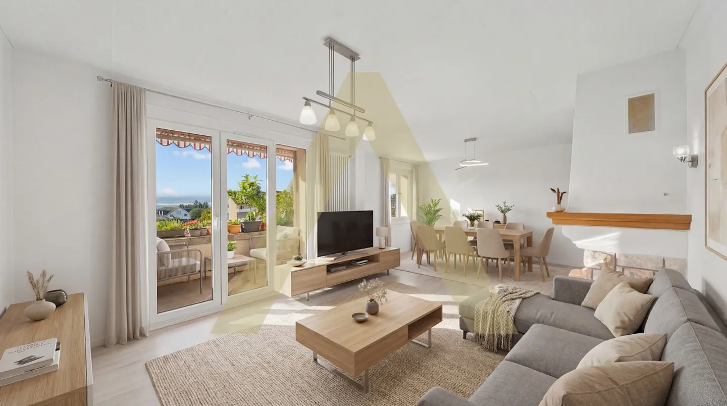 Charmant Appartement Duplex avec Vue sur le Lac - Photo 2 sur 12