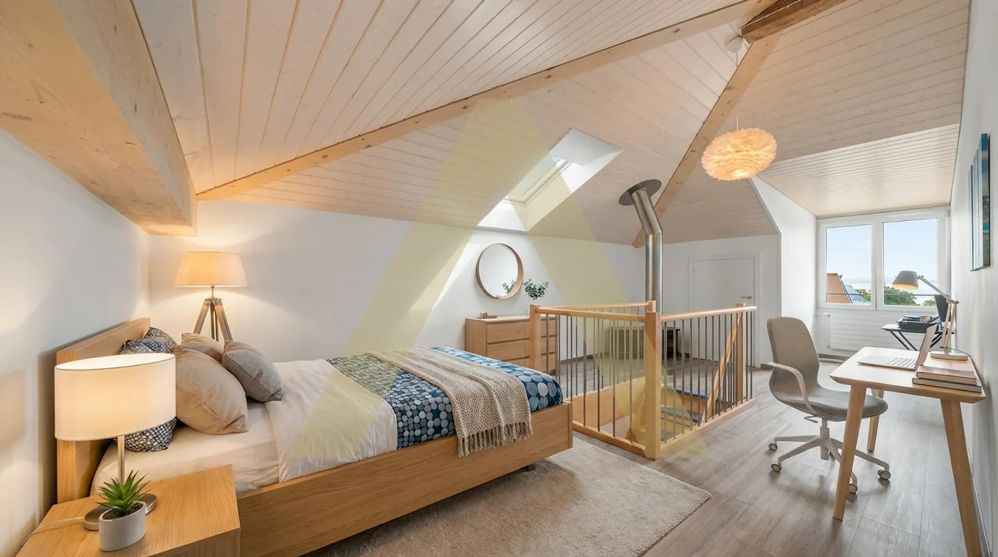 Charmant Appartement Duplex avec Vue sur le Lac - Photo 10 sur 12