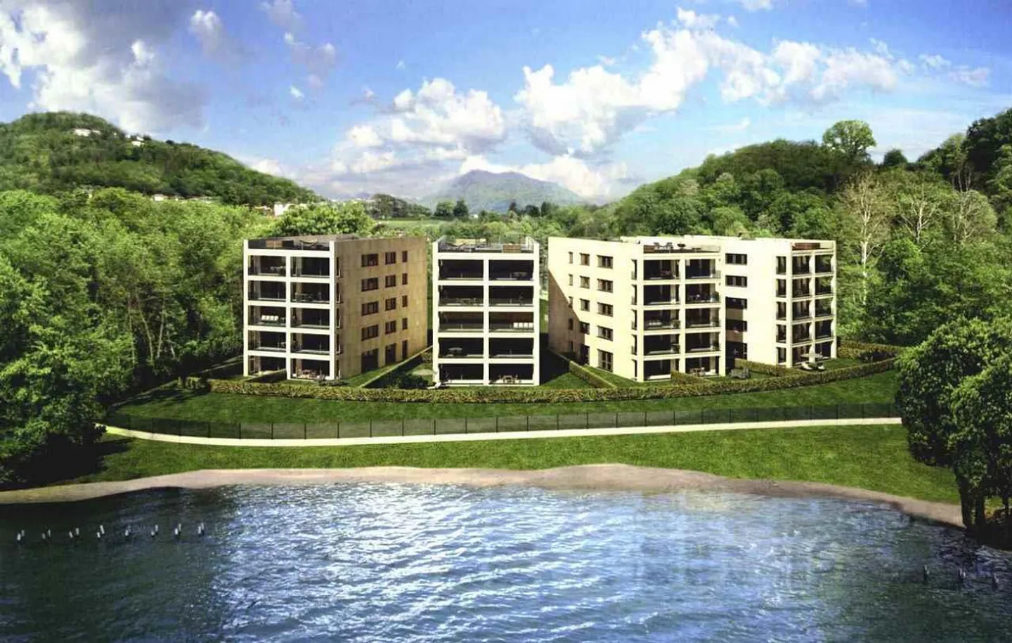 LUGANO-MUZZANO, WOHNUNG MIT 4.5 ZIMMERN AM SEE - Foto 13 von 13