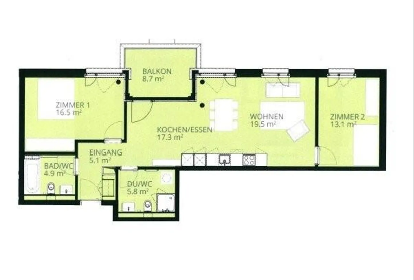 Charming 3.5 Room Apartment - Photo 8 of 9