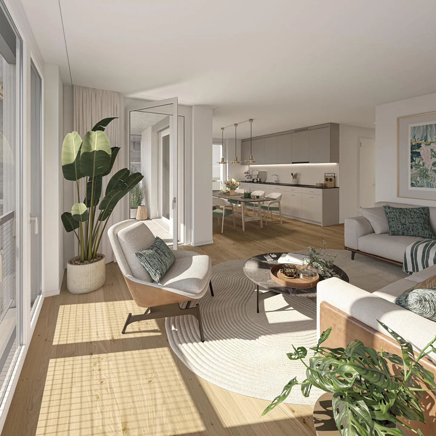 Grosszügige 4.5 Zimmer-Wohnungen im neuen Flawa-Areal - Foto 1 di 7