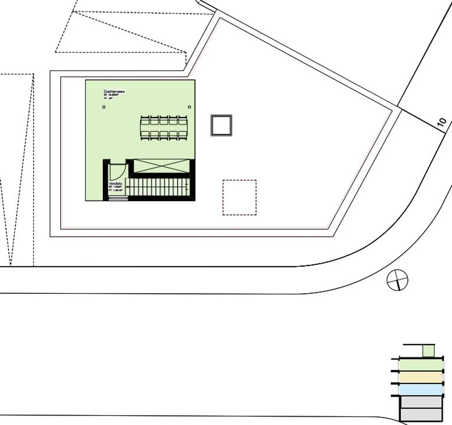 Exklusive 3.5 Zimmer Attika Wohnung mit sep. Studio und Dachgarten - Foto 9 von 11