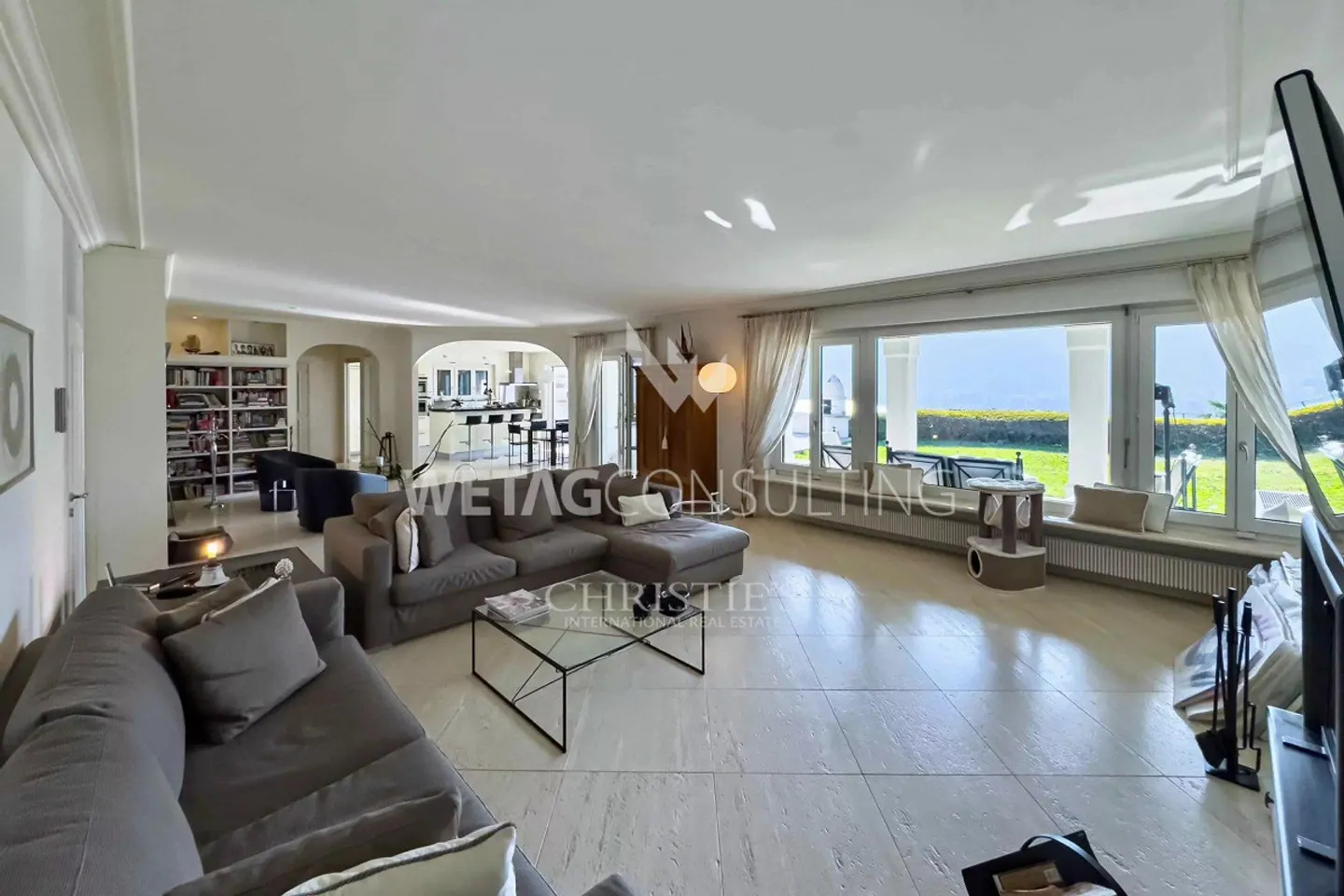 Lugano-Figino: Villa elegante con vista mozzafiato sul lago di Lugano - Foto 4 di 12