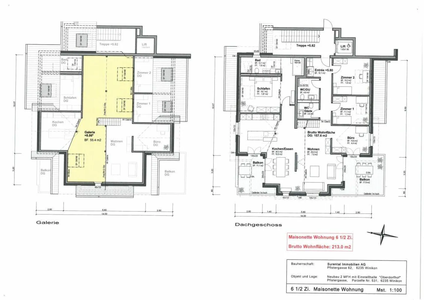 6 1/2-Room Attic Maisonette Apartment - Photo 10 of 10