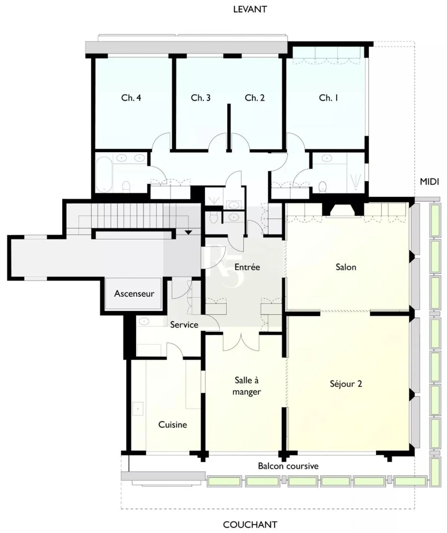 8-room apartment - Photo 6 of 6
