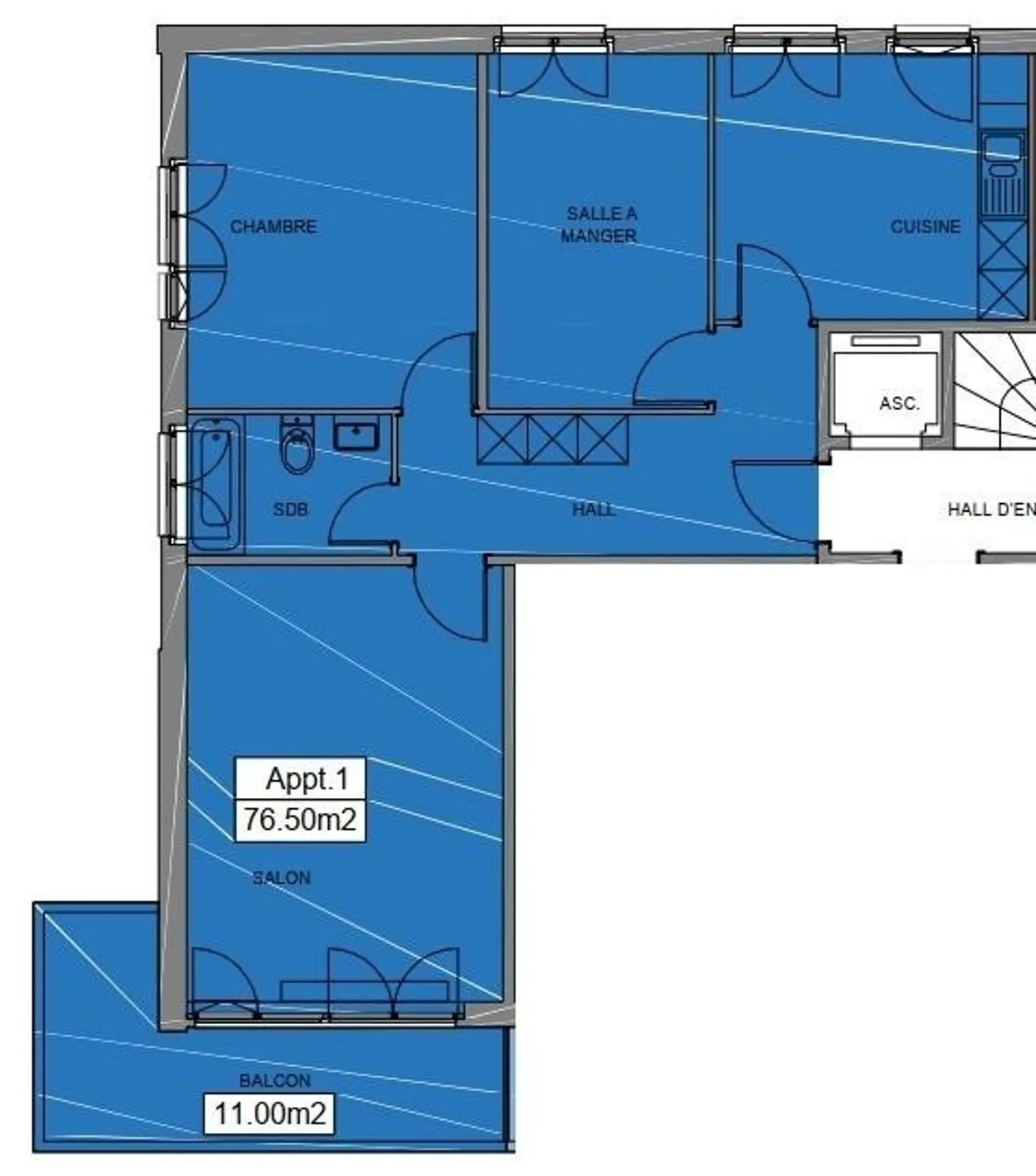 3.5 Room Apartment - Photo 7 of 7