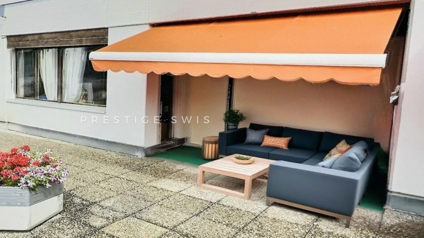 2½ locali nel centro di Crans con terrazza spaziosa - Foto 4 di 6