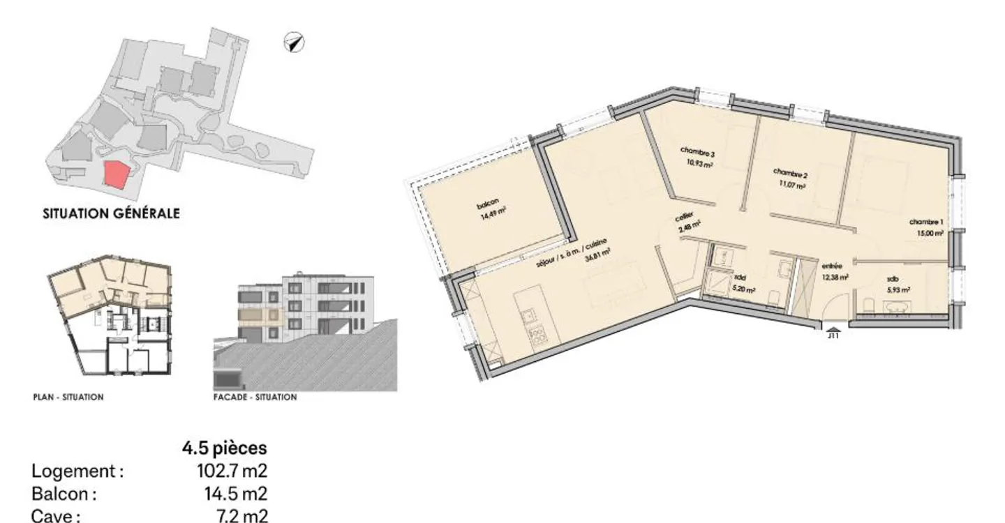 4,5-Zimmer-Wohnung im 1. Stock - Foto 6 von 6