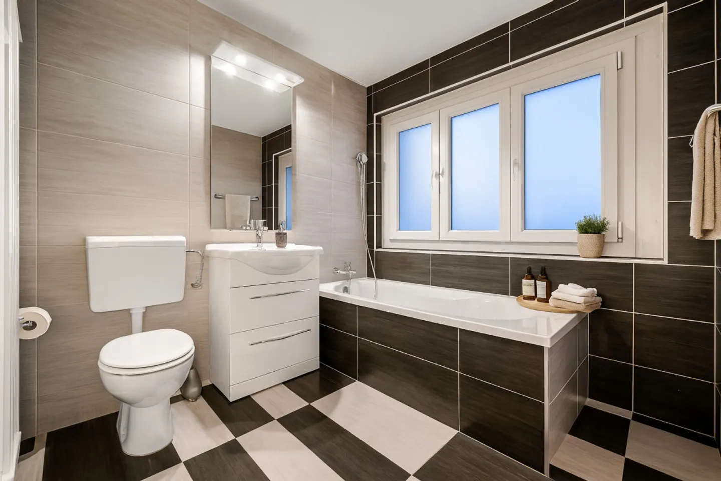 4.5 rooms with two bathrooms - 1 month of rent offered* - Photo 2 of 8