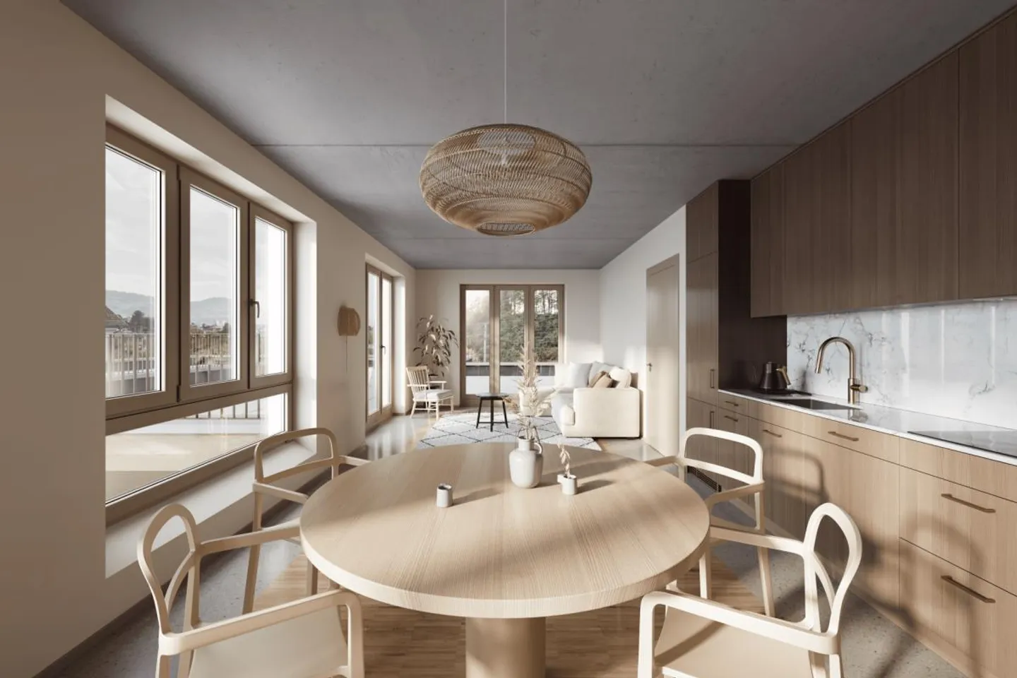 3.5 Room Apartment Holzwiesstrasse 43 - Spinnerei Jona - Photo 4 of 6