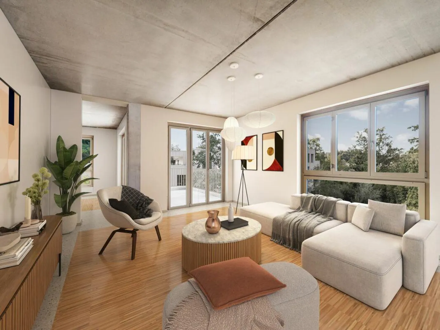 3.5 Room Apartment Holzwiesstrasse 43 - Spinnerei Jona - Photo 5 of 6