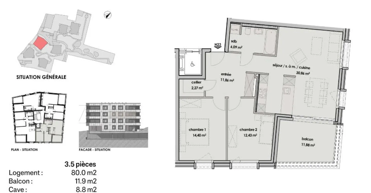 3,5-Zimmer-Wohnung im 2. Stock - Foto 6 von 6