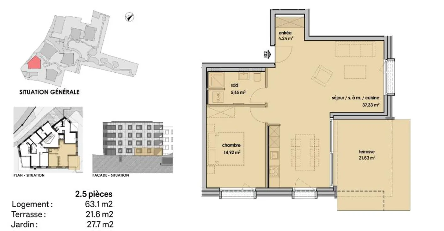 2,5-Zimmer-Wohnung im Gartengeschoss - Foto 6 von 6