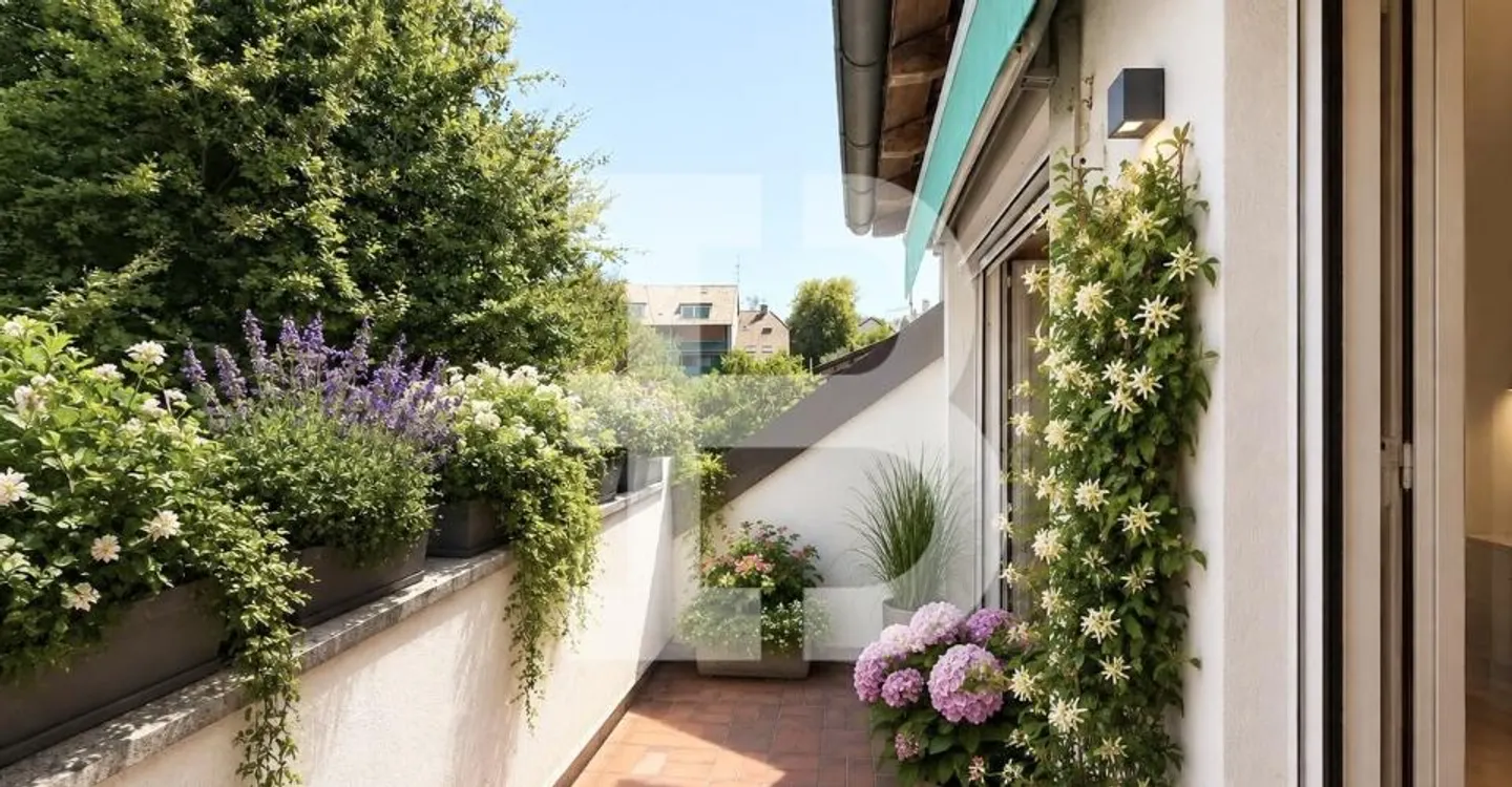 Charmante Penthouse-Duplex mit zwei Schlafzimmern - Foto 1 von 9