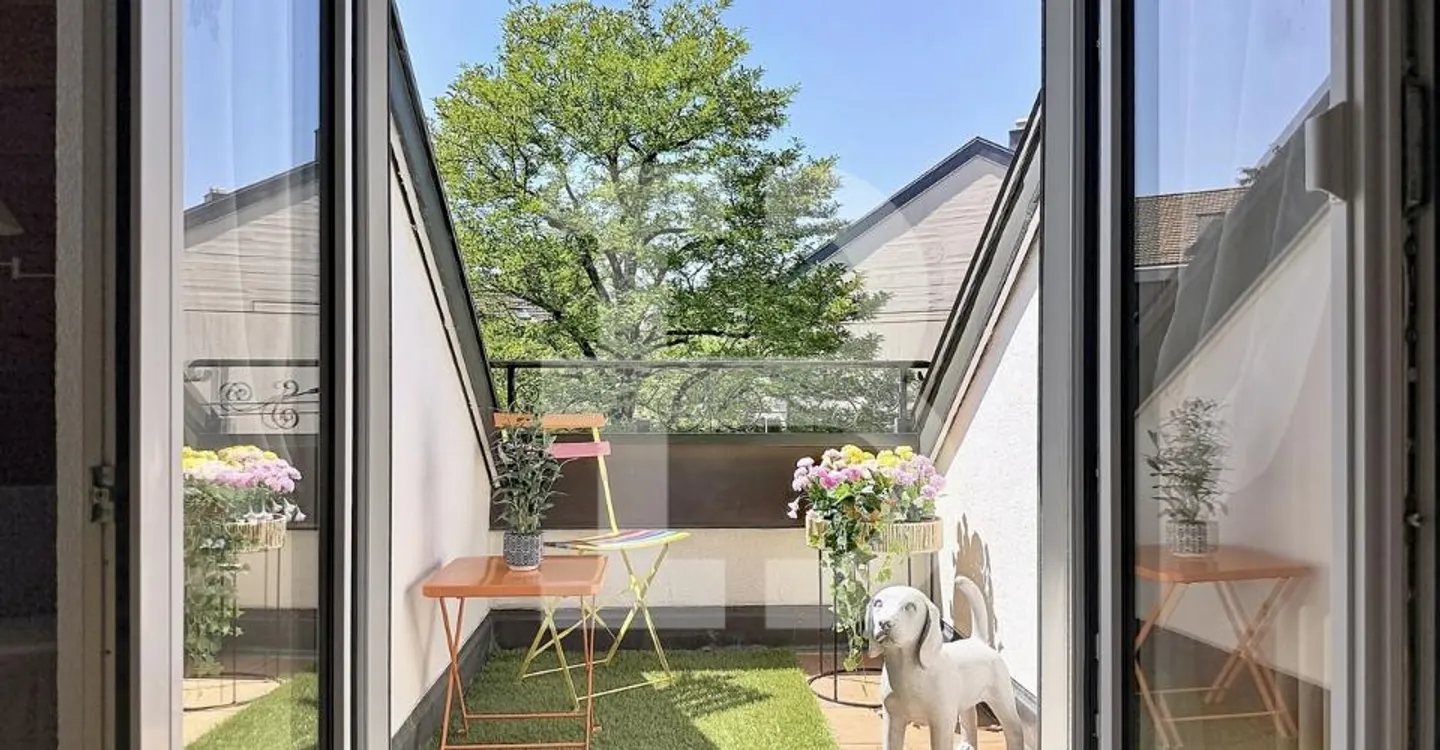 Charmante Penthouse-Duplex mit zwei Schlafzimmern - Foto 4 von 9