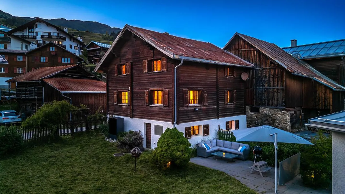 Authentic Grisons Holiday Home with Character in the Heart of Vella - Photo 1 of 6