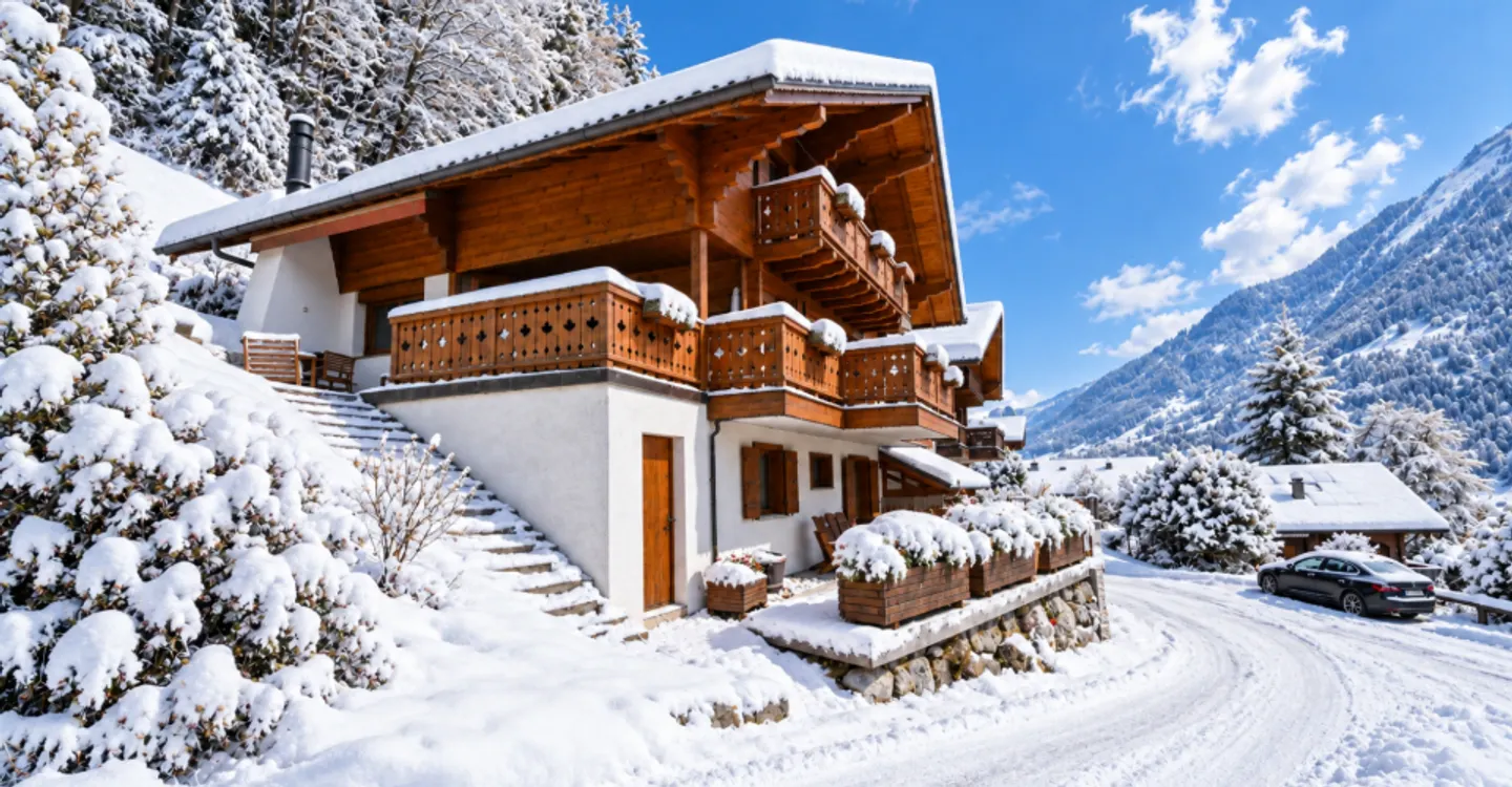 Magnifico chalet con vista libera sulle Dents-du-Midi - Foto 1 di 12